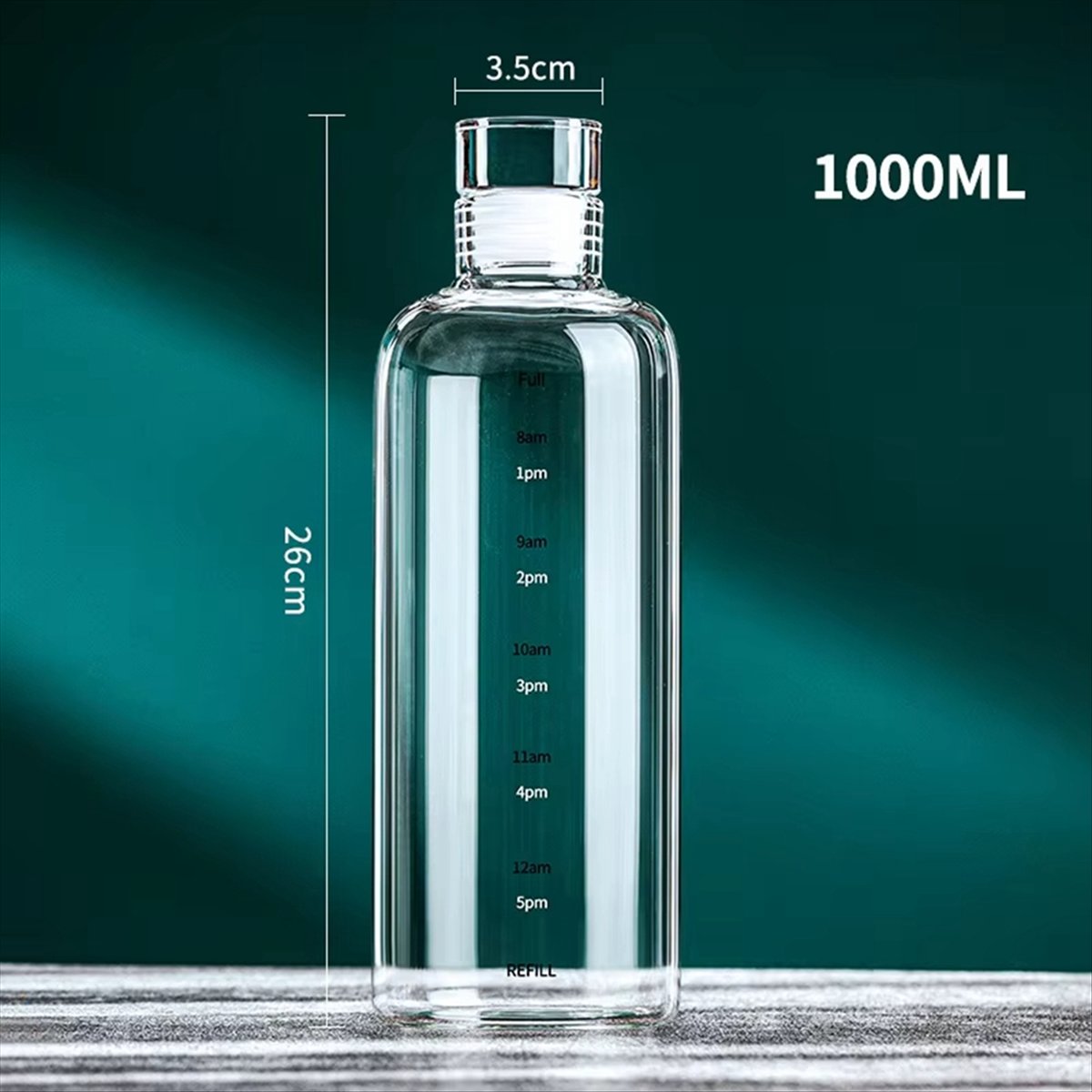 Okay 1000 ml Glas-Sportwasserf – Outdoor Sport Glass Water Bottle Bewertung und Preis