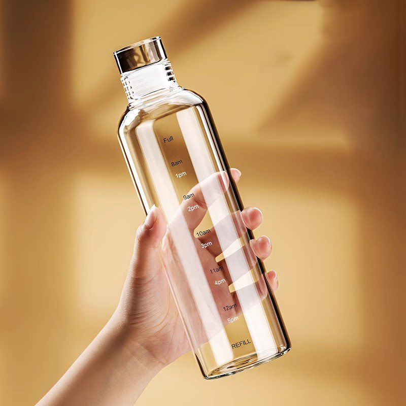 FOME 500/750/1000 ml Glas Spor – Outdoor Sport Glass Water Bottle Bewertung und Preis