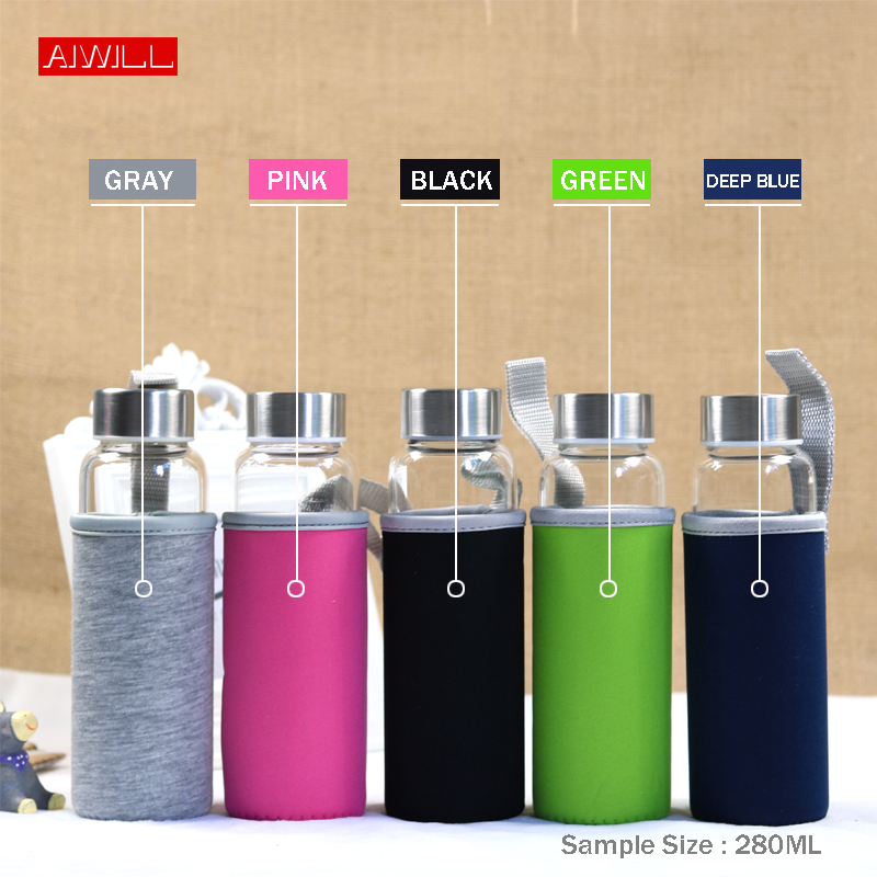 AIWILL Heißer Verkauf Glas Spo – Outdoor Sport Glass Water Bottle Bewertung und Preis